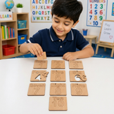 Wooden Number Learning Puzzle 1–10 | Educational Counting & Matching Toy