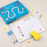 Reusable Magic Tracing Workbook for Kids for Writing Practice | Dot to Dot Stroke Stage 1