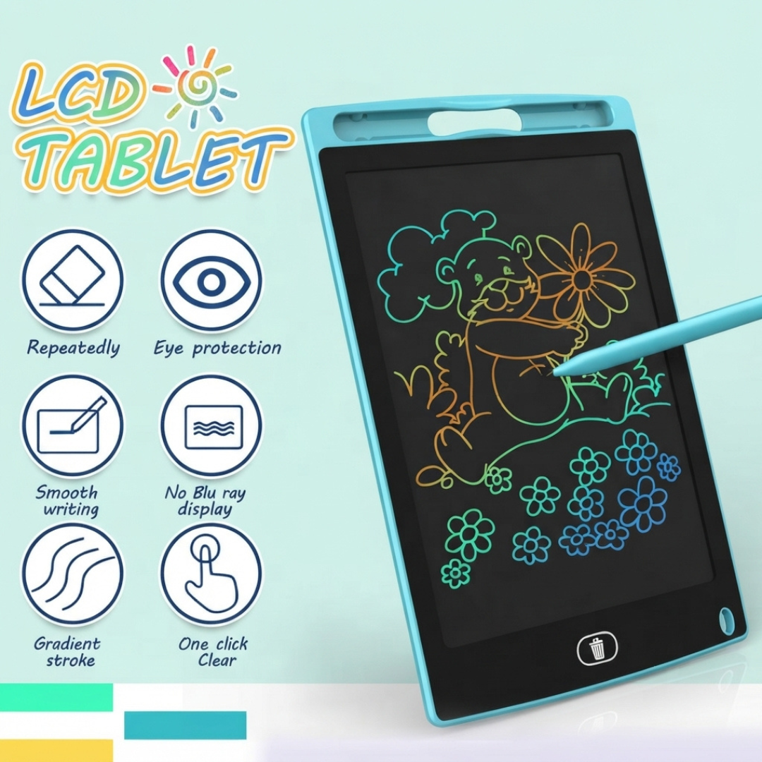 8.5-Inch LCD Writing Tablet for Kids | Reusable Drawing & Doodle Board